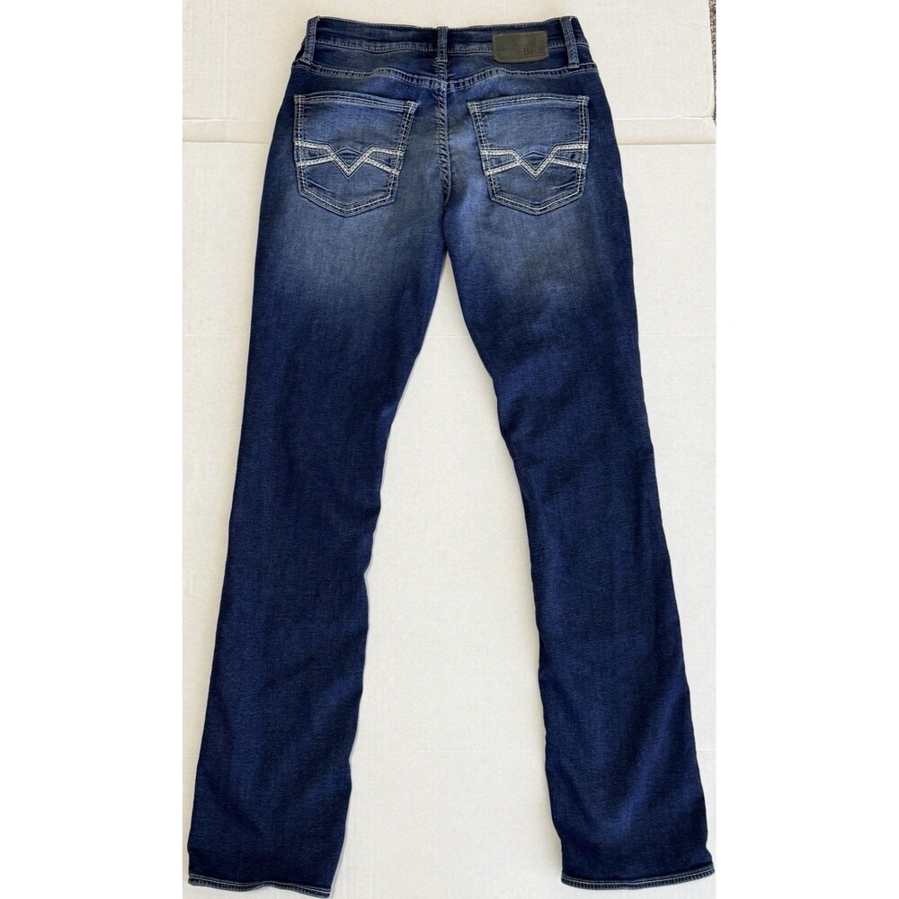 BKE Jeans Mens 29x33 Blue Jake Straight Leg Denim Regular Fit Stretch Med. Wash - Picture 15 of 15